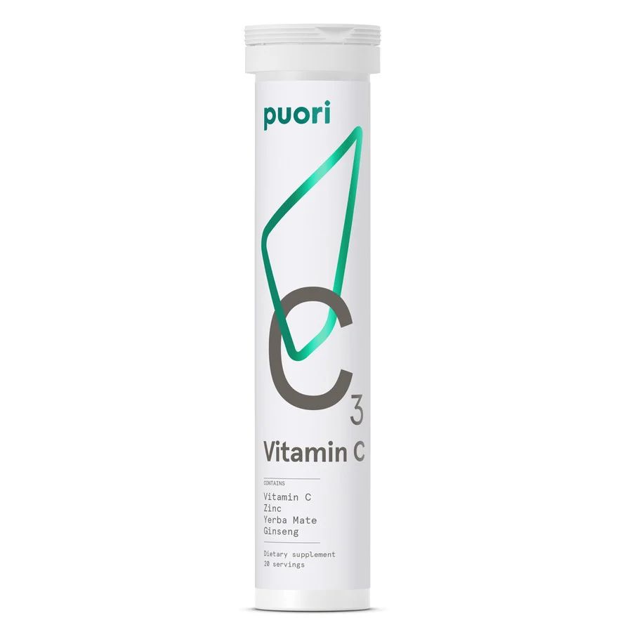 Puori Vitamin C3 brusetabl. 20 stk.
c vitamin brusetabletter 