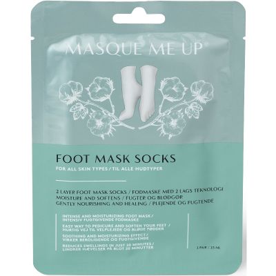 fodmaske test 
Masque Me Up Foot Mask Socks 1 Piece
