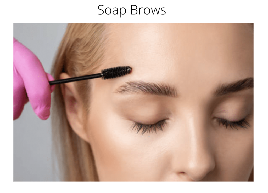soap brows highlighter makeup