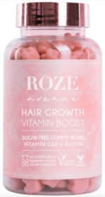 ROZE Avenue Hair Growth Vitamin Boost Gummy Bears 60 Pieces
