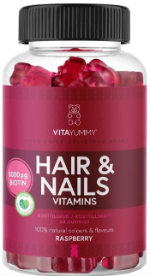 VitaYummy Hair & Nails Vitaminer 60 Pieces